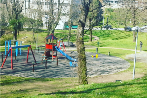 the park 